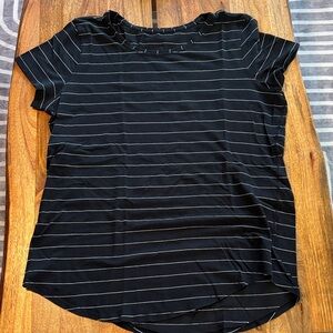 lululemon athletica Love Tee- Black and White Striped